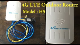 4G LTE Outdoor Router Model:H5 | 4G Lte CPE 300Mbps | AC/DC ADAPTOR Model:POE-248