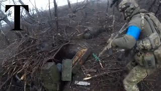 Ukrainian and Russian forces engage in close combat in Donetsk region