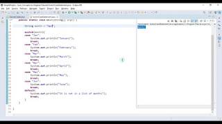 Java Tutorial | 10 | switch case statement in java |