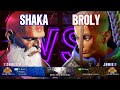 SF6 Shaka (Legend Dhalsim) Vs Broly (Legend Jaime) - Street Fighter 6 Pro Gameplay