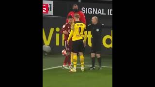 Erling Haaland vs Lucas Hernandez. Who will win the battle #Shorts #Bayern #Dortmund