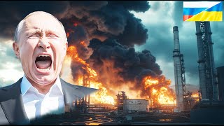 35 Minutes Ago! Ukraine and NATO Turn Russian Oil Refinery Into Hell on Earth