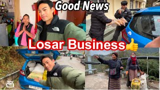 Tibetan Losar Business || The Dalai Lama Coming Soon || Good News || Tibetan Vlogger || New Video