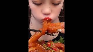 ASMR MUKBANG/CHAINA GIRL EATING SHOW🥵😋Spicy food#02