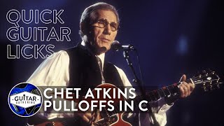 Chet Atkins Pull Off Lick in C | Quick Guitar Licks (with Collin Hill)