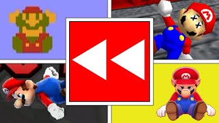 Evolution Of EVERY MARIO DEATH ANIMATION EVER & Game Over Screens (REVERSED)