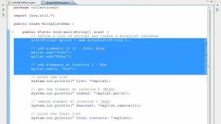 ListIterator from Collection Framework