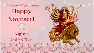 Sharad Navratri | Night 6 | Brampton Triveni Mandir | October 08 2024