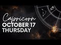 Capricorn - Today Horoscope - October 17, 2024