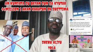 KYAUTAR MILLION 1 DA YARO MAI RAWAR KAI YA SA DA ABOKAN SA SHEHU ALIYU YA KUNYATA SU KAN DR SHETTIMA