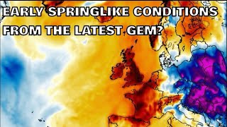 Early Springlike Conditions from the Latest GEM? 14th February 2025