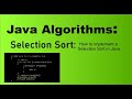 Java Algorithms for Beginners: Selection Sort
