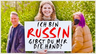 Ich bin Russin, gibst du mir die Hand? Soziales Experiment