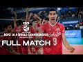 IRI🇮🇷 vs. KOR🇰🇷 - Full Match | Boys' U19 World Championship | Semi Final