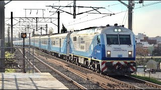 Tren Constitución–Mar del Plata + Toshiba EMU. Ferrocarril Roca /Поезд Буэнос-Айрес – Мар-дель-Плата