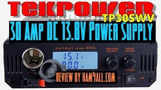 TekPower 30Amp, 13.8V Digital Switching Power Supply review.