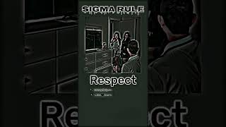 Sigma rule🗿~ RESPECT BOY ~ #motivation​ #inspiration​ #shorts​