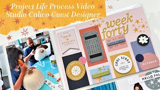 Project Life Process Video - Week Forty - October Studio Calico Guest Designer