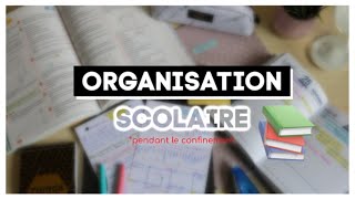 ORGANISATION SCOLAIRE *école à la maison* | conseils, astuces...