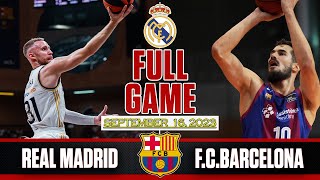 REAL MADRID vs F.C.BARCELONA ● SPANISH SUPER CUP 2023 ●  September 16, 2023 ● FULL GAME