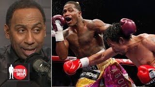 Stephen A. calls out Adrien Broner for saying he beat Manny Pacquiao |  Stephen