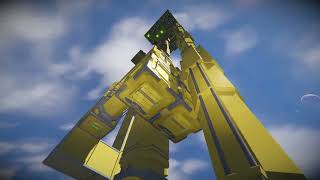 Space Engineers - Automatons Self building Space elevator/ Core Drill