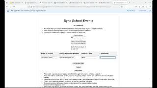 Sync School Events Video