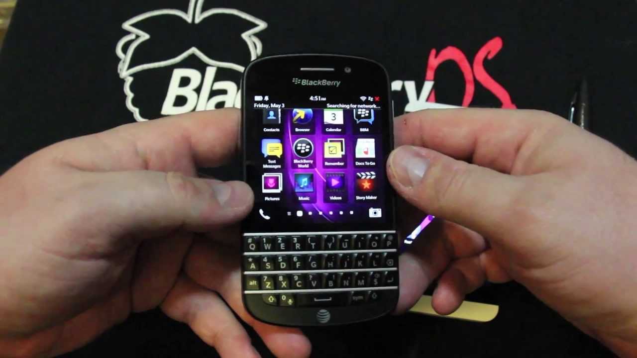 BlackBerry Q10 Review - YouTube