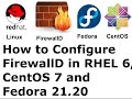 How to Configure FirewallD in RHEL Linux 6, CentOS 7 and Fedora 23/22/21