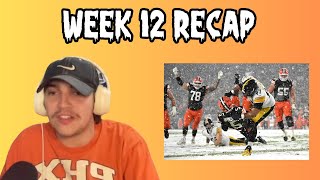 NFL Week 12 Recap