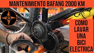 MANTENIMIENTO MOTOR BAFANG 250W CON 4000 KM Y  LAVAR UNA BICI ELECTRICA CON AGUA  GINESSOT