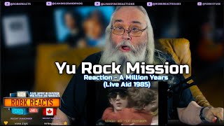 Yu Rock Mission Reaction - A Million Years (Live Aid 1985) - First Time Hearing - Requested