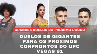 PRINCIPAIS CONFRONTOS DO UFC VEGAS 91