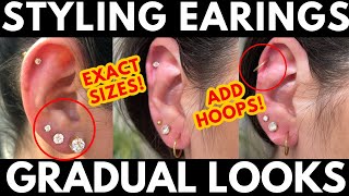 HOW TO STYLE MULTIPLE EARRINGS | Getting the \