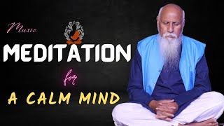 MUSIC MEDITATION FOR A CALM MIND - ONE HOUR | ANAPANASATI MEDITATION WITH PATRIJI | PMC ENGLISH