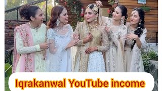 Iqrakanwal 's YouTube income reveal | iqra kanwal's interview ,
