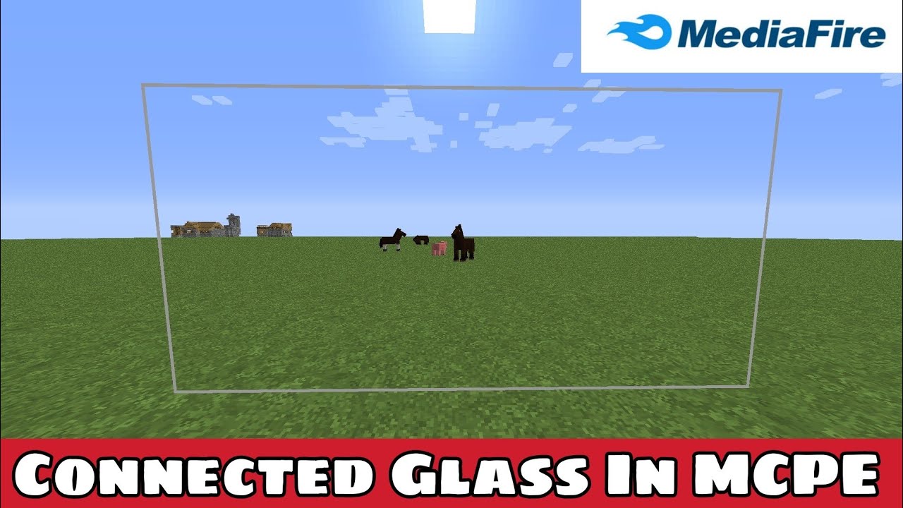 Clear And Connected Glass Texture Pack For Minecraft Pe. Connected ...