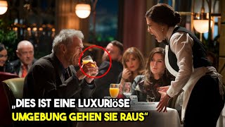 Kellnerin verspottet Clint Eastwood in Luxusrestaurant – ohne zu wissen, dass er der Besitzer ist!