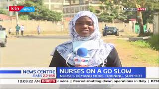 Nurses at Mbagathi Hospital on a go slow due to lack of protective gear over coronavirus