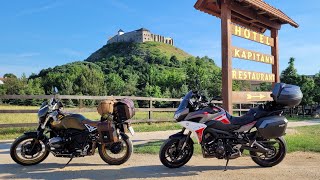 MOTO TRIP CZ 052022 1. den Balaton BMW R nine T Scrambler \u0026 Yamaha Tracer 900