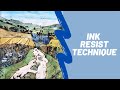 Ink resist / gouache washoff - an introduction