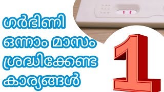 ഗർഭം ഒന്നാം മാസത്തിലെ മുൻകരുതലുകൾ / first month pregnancy special