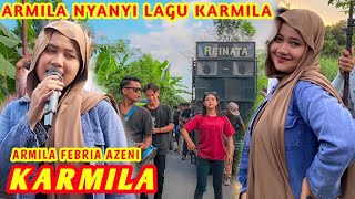 Armila Nyanyi Lagu Karmila Requesan Para Pasukan Joget- full cewek2 Cantik