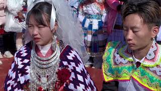 Weddings of ethnic minorities in rural Guizhou, China, with rich ethnic customs中國貴州農村少數民族婚禮，民族風情濃郁