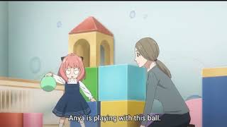 Video will end when anya is bored of playing with the ball | Spy x Family Season 2 Episode 9