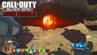 MOON REMASTERED SOLO EASTER EGG!!! - BLACK OPS 3 ZOMBIE CHRONICLES DLC 5 GAMEPLAY!