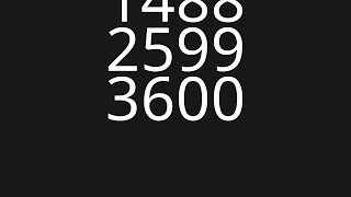 3600 Second Countdown Timer