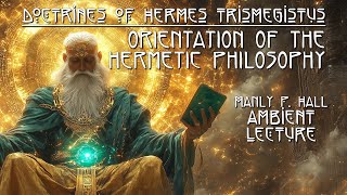 Orientation Of The Hermetic Philosophy - Manly P. Hall Full Ambient Lecture - Hermes Trismegistus