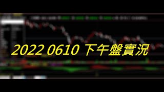 【天真選擇權】 2022-0610-下午盤中實況