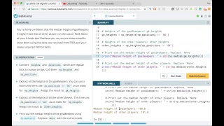 Learn Python for Data Science - Data Camp course Part 3